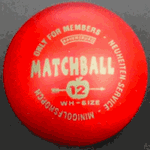 Bild von Matchball 12 in rot